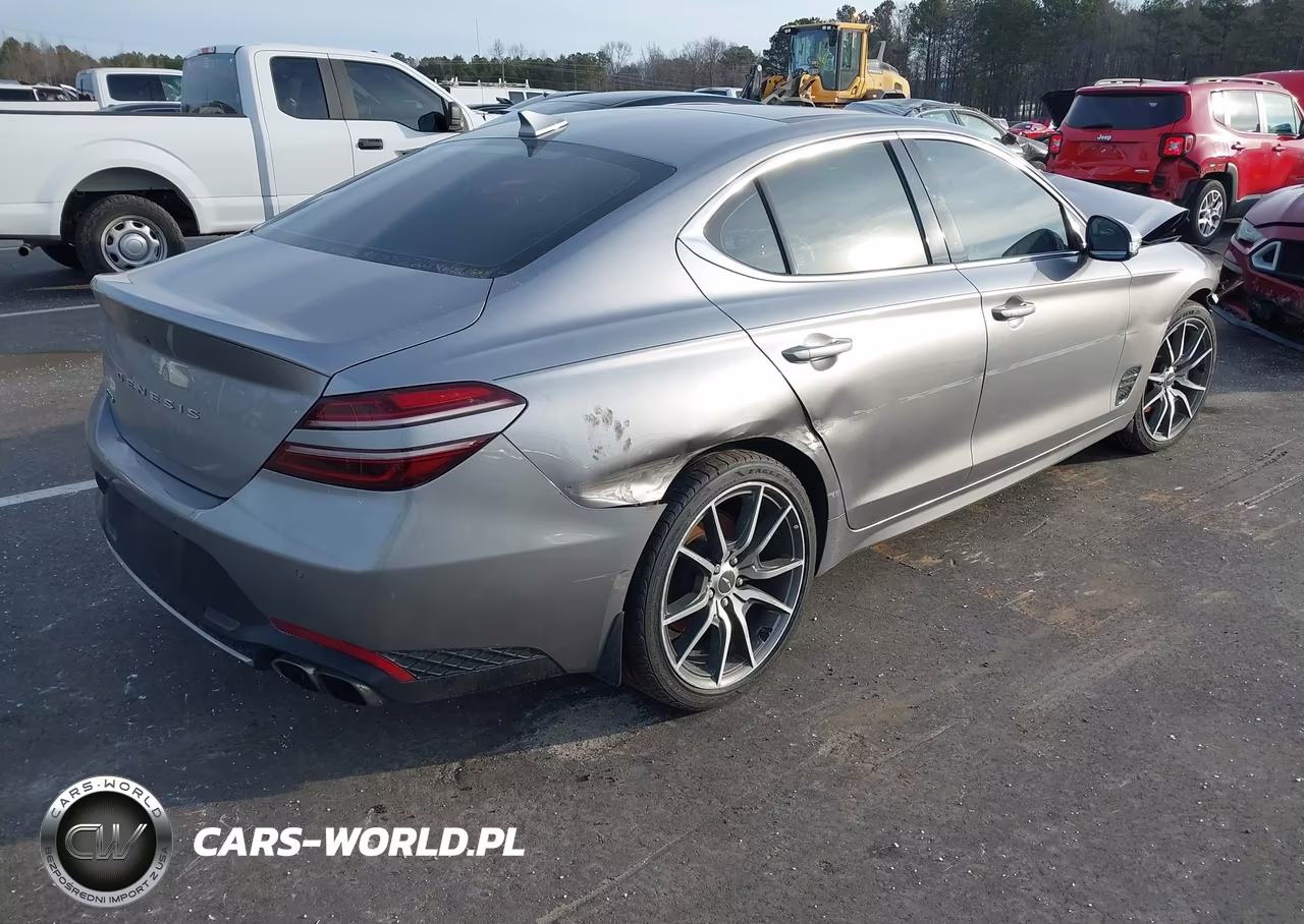 2022 Genesis G70 2.0T Rwd VIN:KMTG34TAXNU092141 - 4