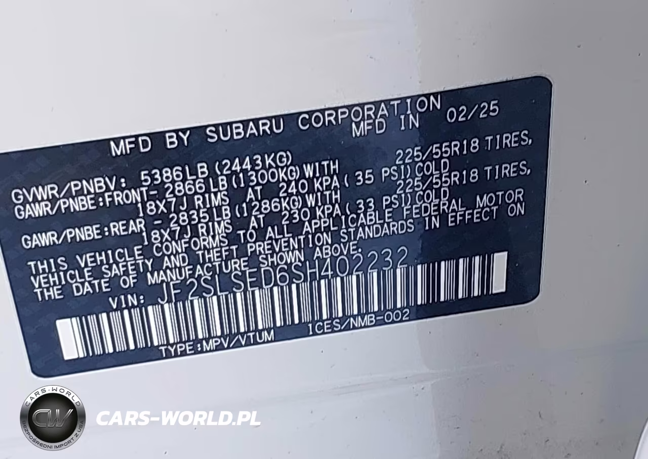 2025 Subaru Forester Premium Hybrid VIN:JF2SLSED6SH402232 - 9
