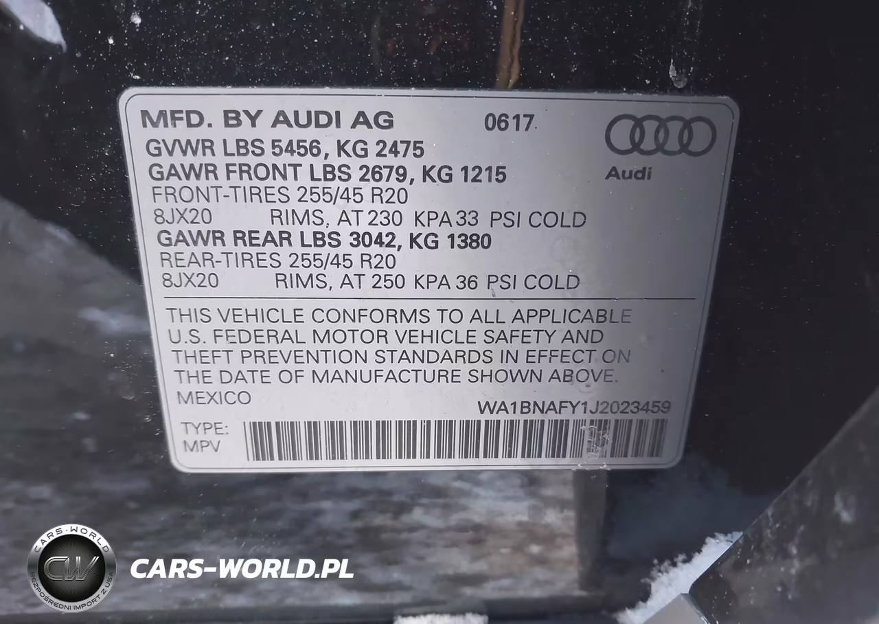 2018 Audi Q5 2.0T Premium-2.0T Tech Premium VIN:WA1BNAFY1J2023459 - 9