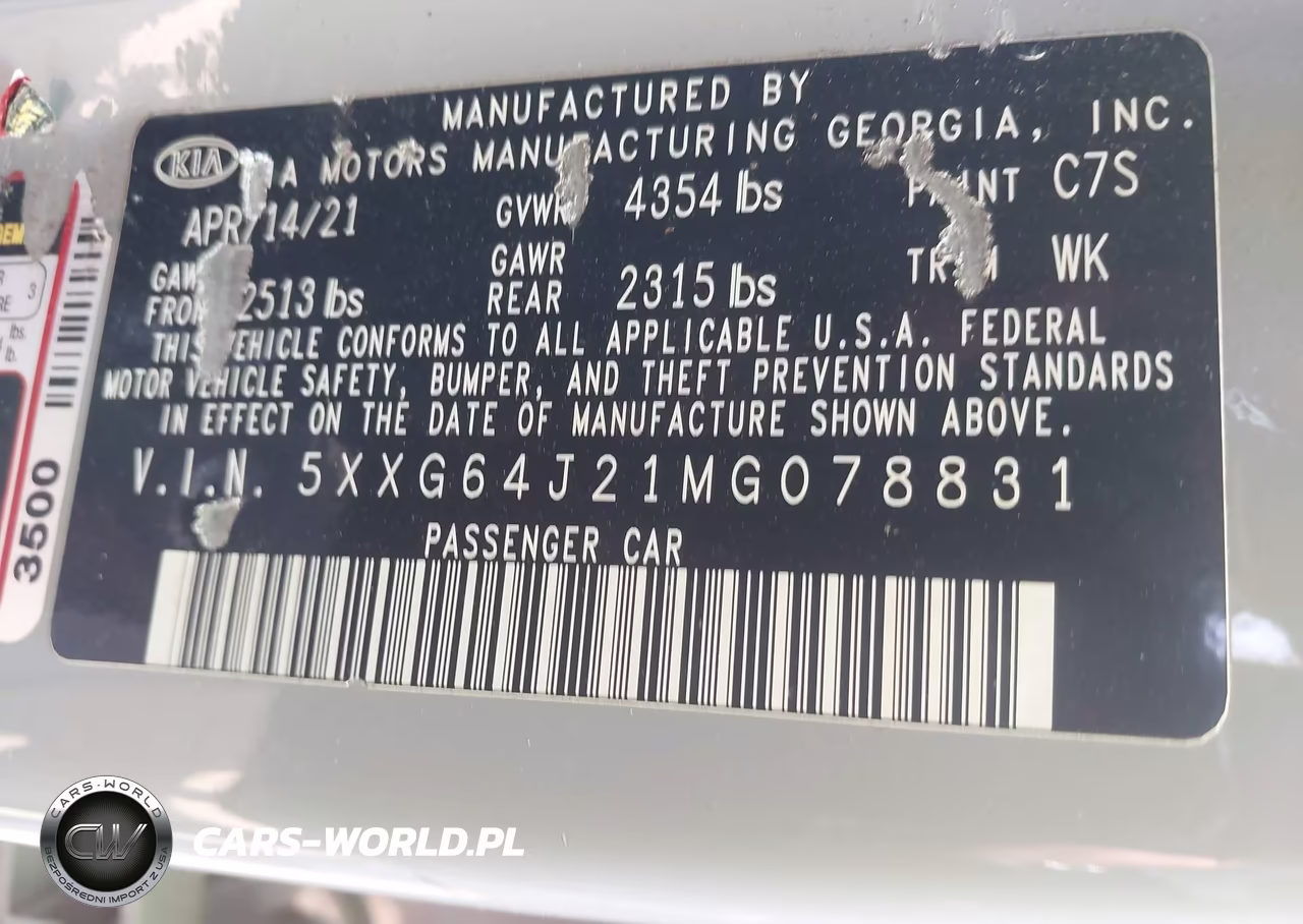 2021 Kia K5 Gt-Line VIN:5XXG64J21MG078831 - 9