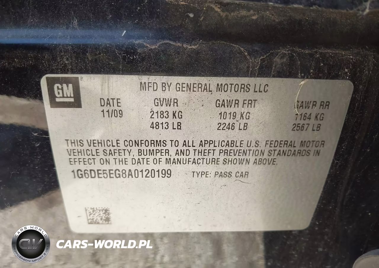 2010 Cadillac Cts Luxury VIN:1G6DE5EG8A0120199 - 9