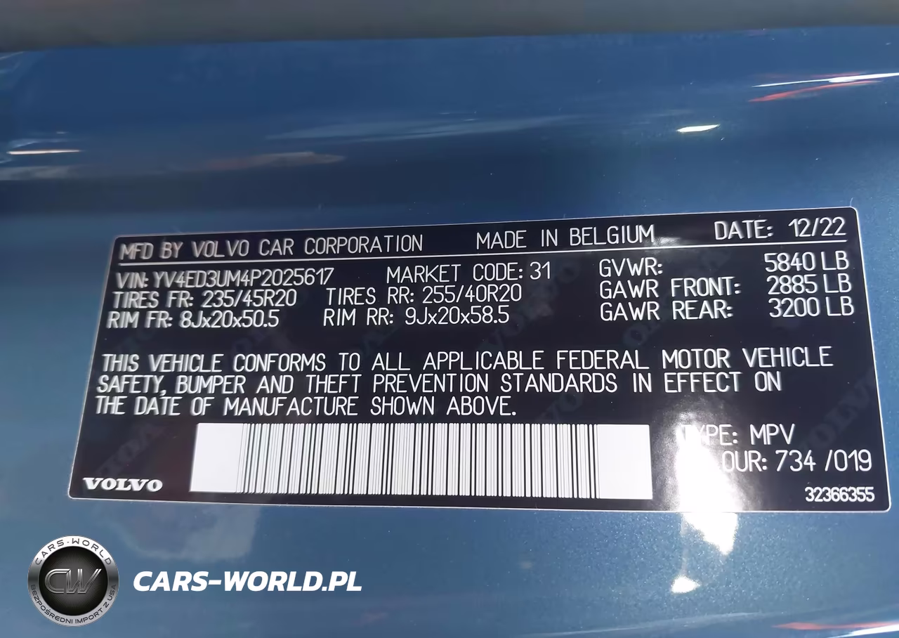 2023 Volvo Xc40 Recharge Pure Electric Twin Ultimate VIN:YV4ED3UM4P2025617 - 9