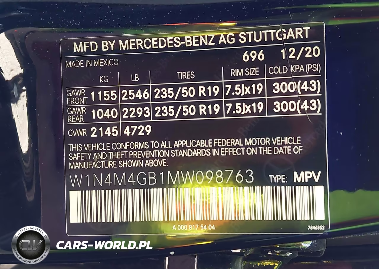 2021 Mercedes-Benz Glb 250 VIN:W1N4M4GB1MW098763 - 9