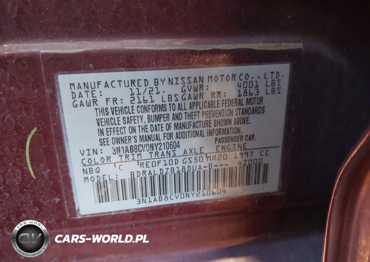 2022 Nissan Sentra Sv Xtronic Cvt VIN:3N1AB8CV0NY210604 - 9
