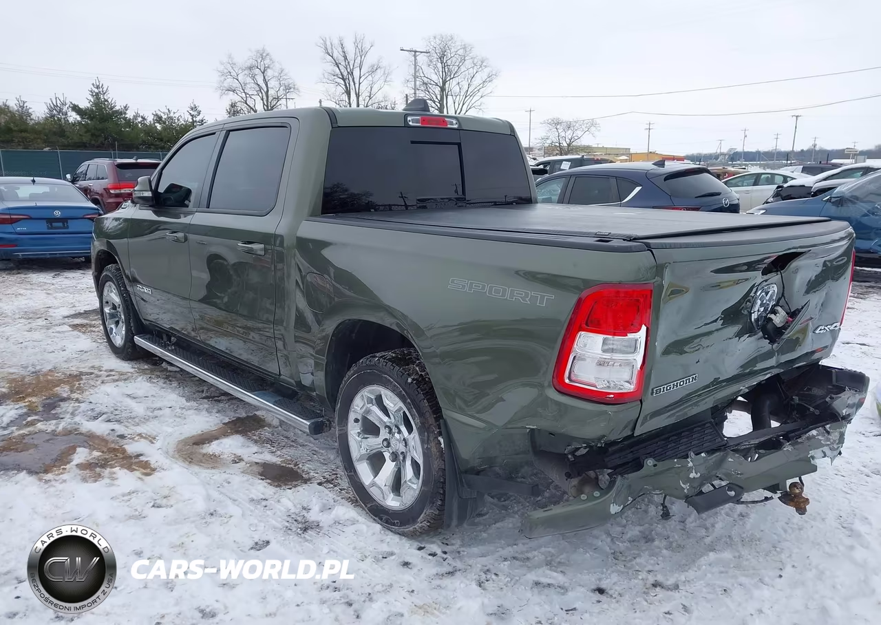 2021 Ram 1500 Big Horn 4X4 5'7 Box VIN:1C6SRFFT3MN777565 - 3