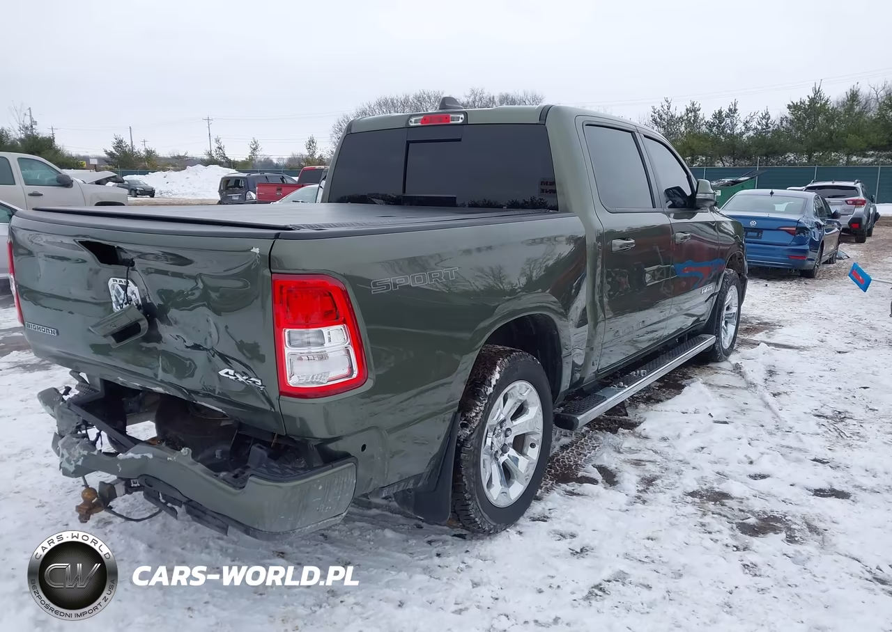 2021 Ram 1500 Big Horn 4X4 5'7 Box VIN:1C6SRFFT3MN777565 - 4