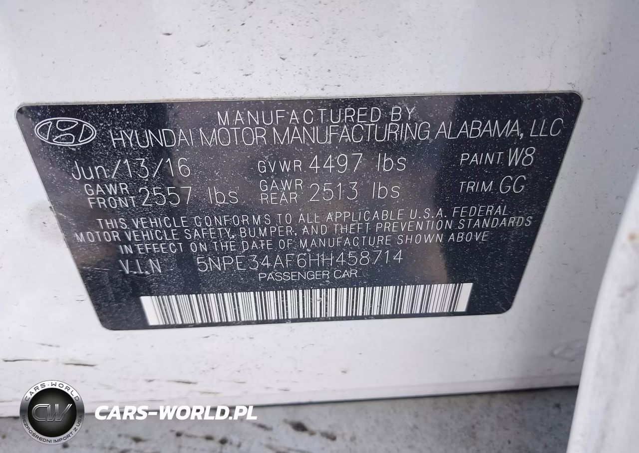 2017 Hyundai Sonata Limited VIN:5NPE34AF6HH458714 - 9