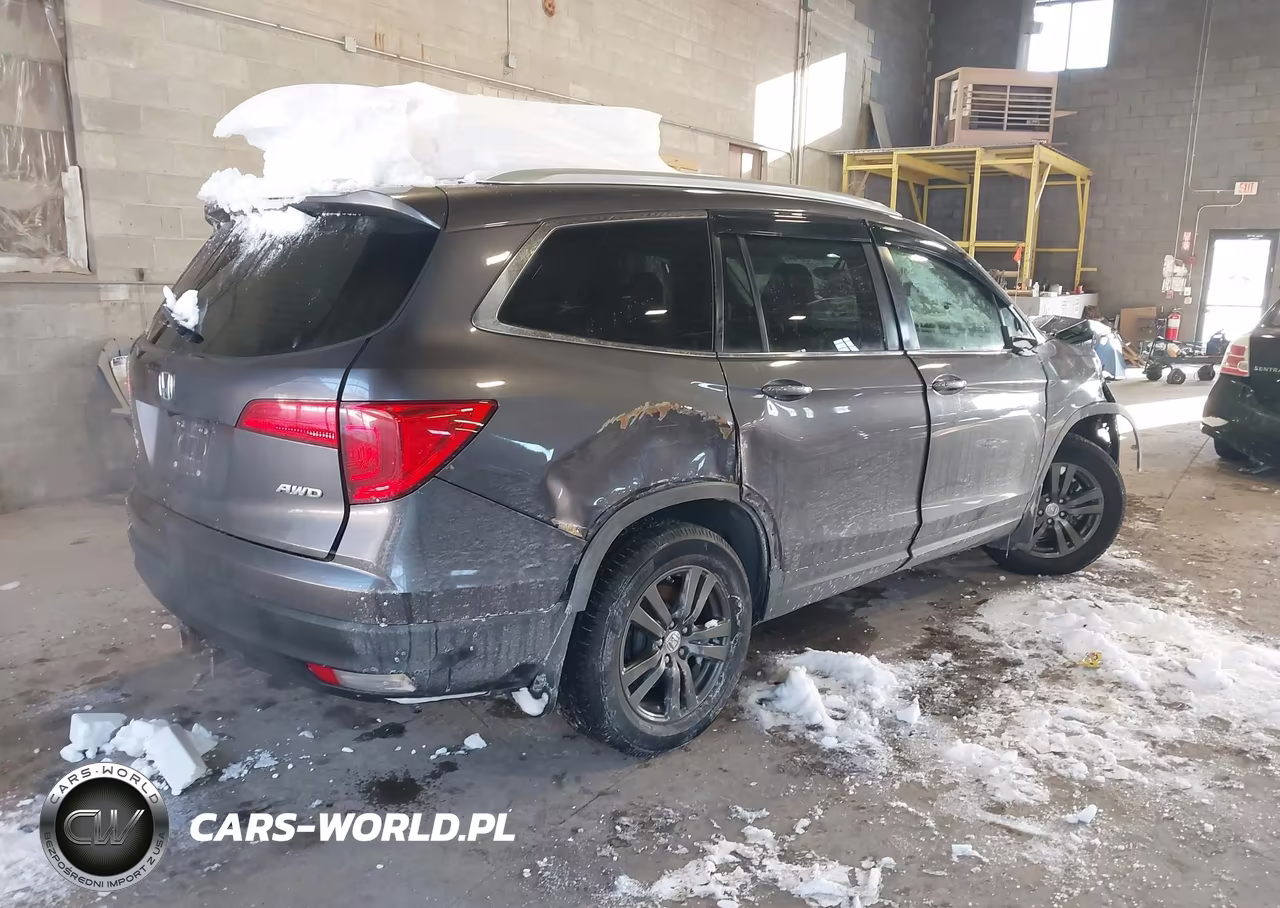 2017 Honda Pilot Ex-L VIN:5FNYF6H59HB051188 - 4