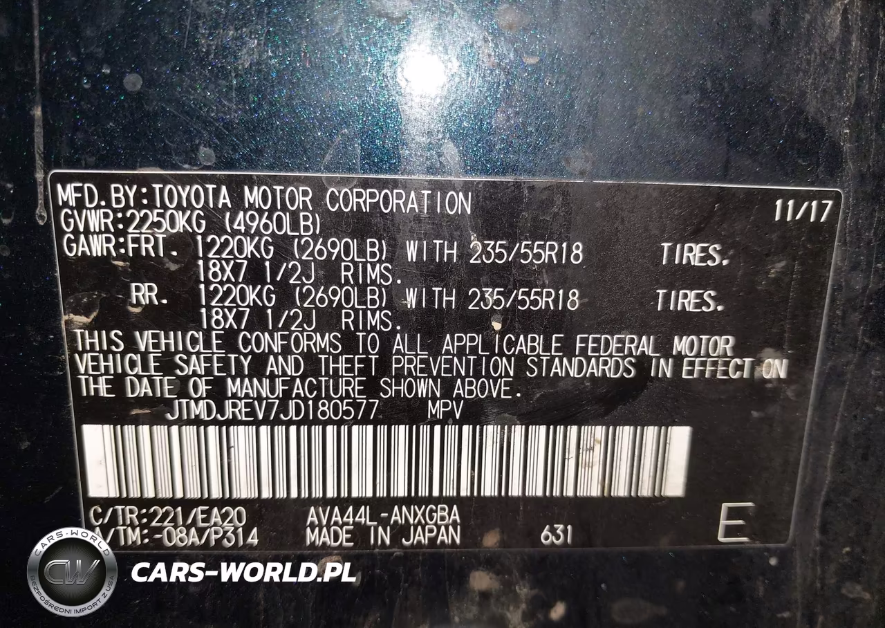 2018 Toyota Rav4 Hybrid Limited VIN:JTMDJREV7JD180577 - 9