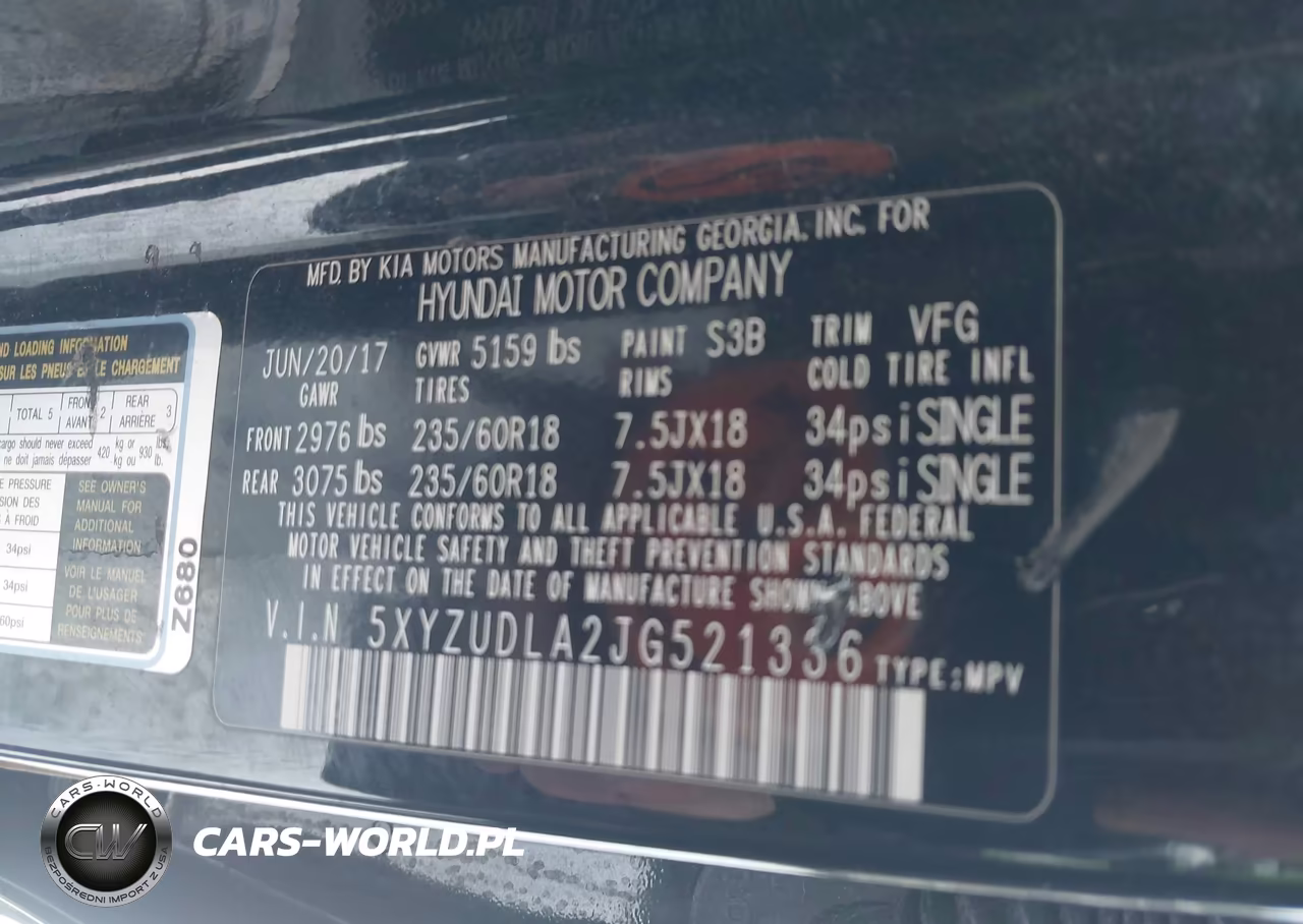 2018 Hyundai Santa Fe Sport 2.0T VIN:5XYZUDLA2JG521336 - 9