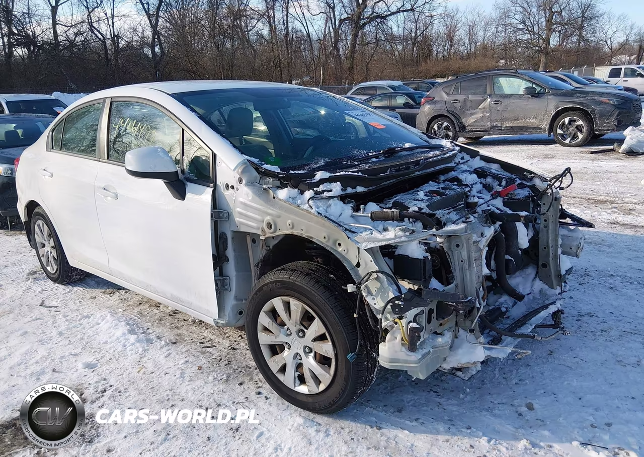 2012 Honda Civic Lx VIN:19XFB2F51CE381307 - 1