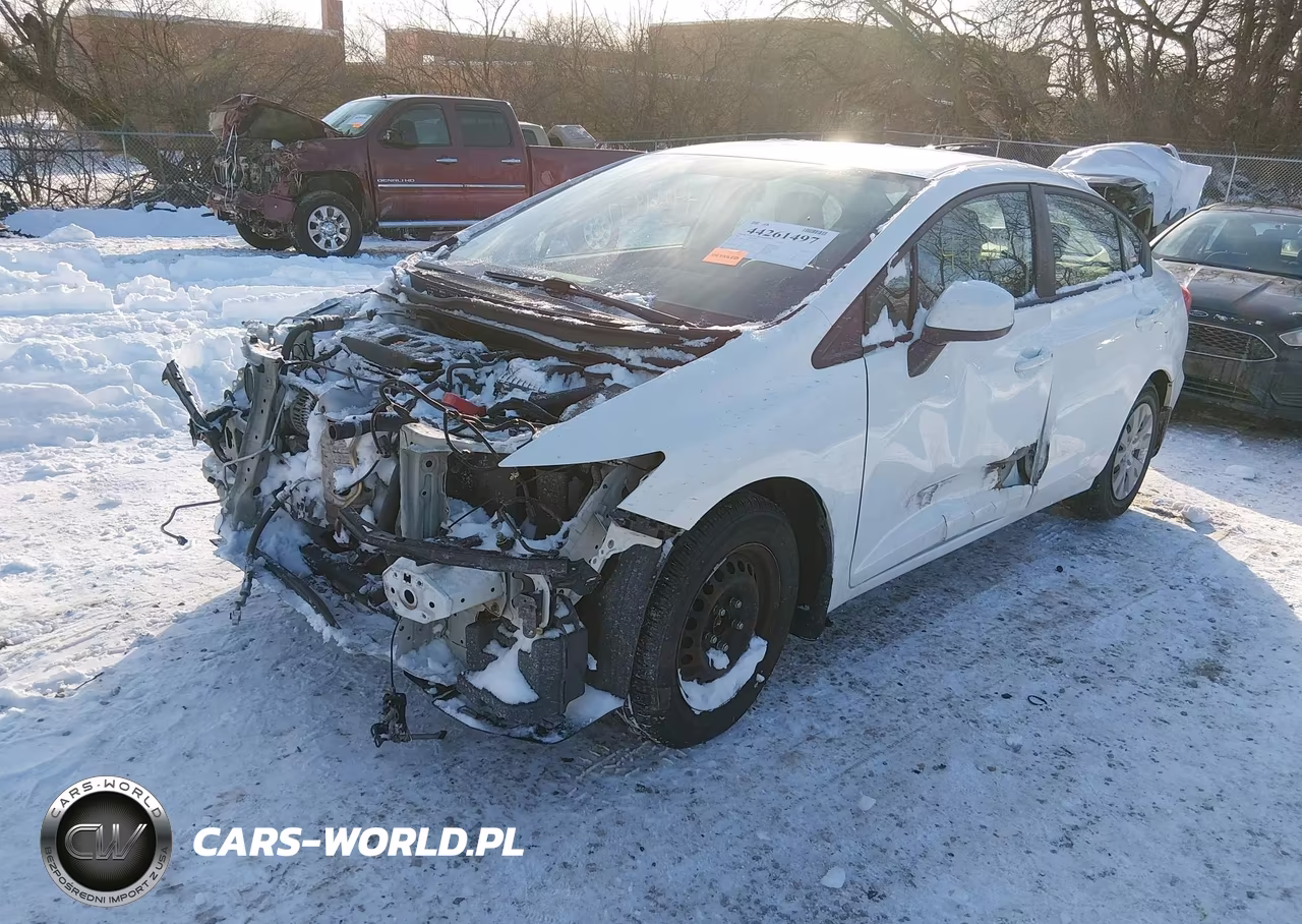 2012 Honda Civic Lx VIN:19XFB2F51CE381307 - 2