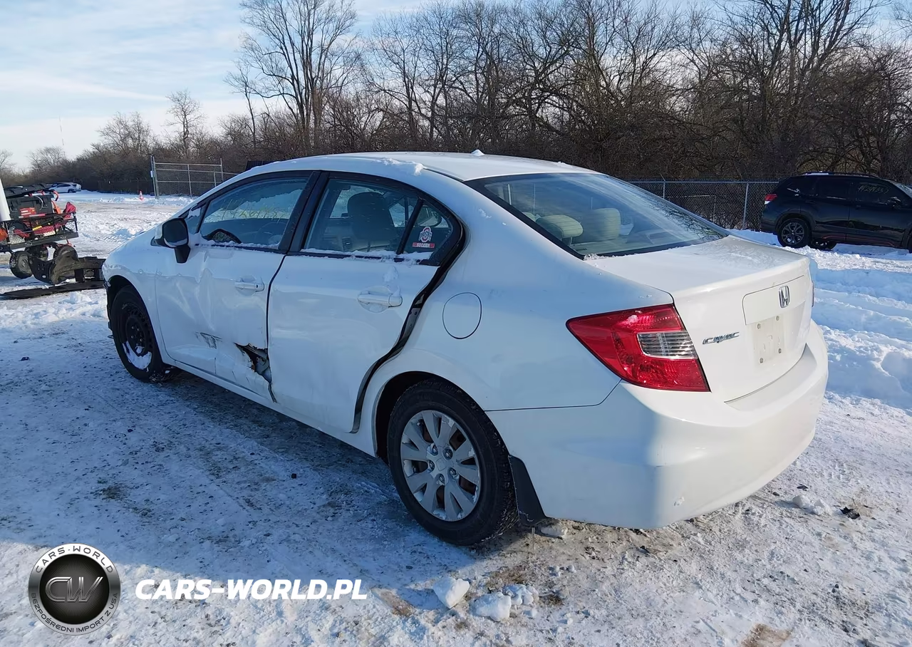 2012 Honda Civic Lx VIN:19XFB2F51CE381307 - 3