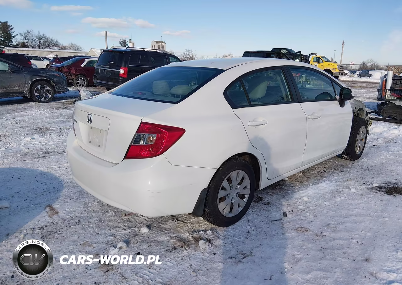 2012 Honda Civic Lx VIN:19XFB2F51CE381307 - 4