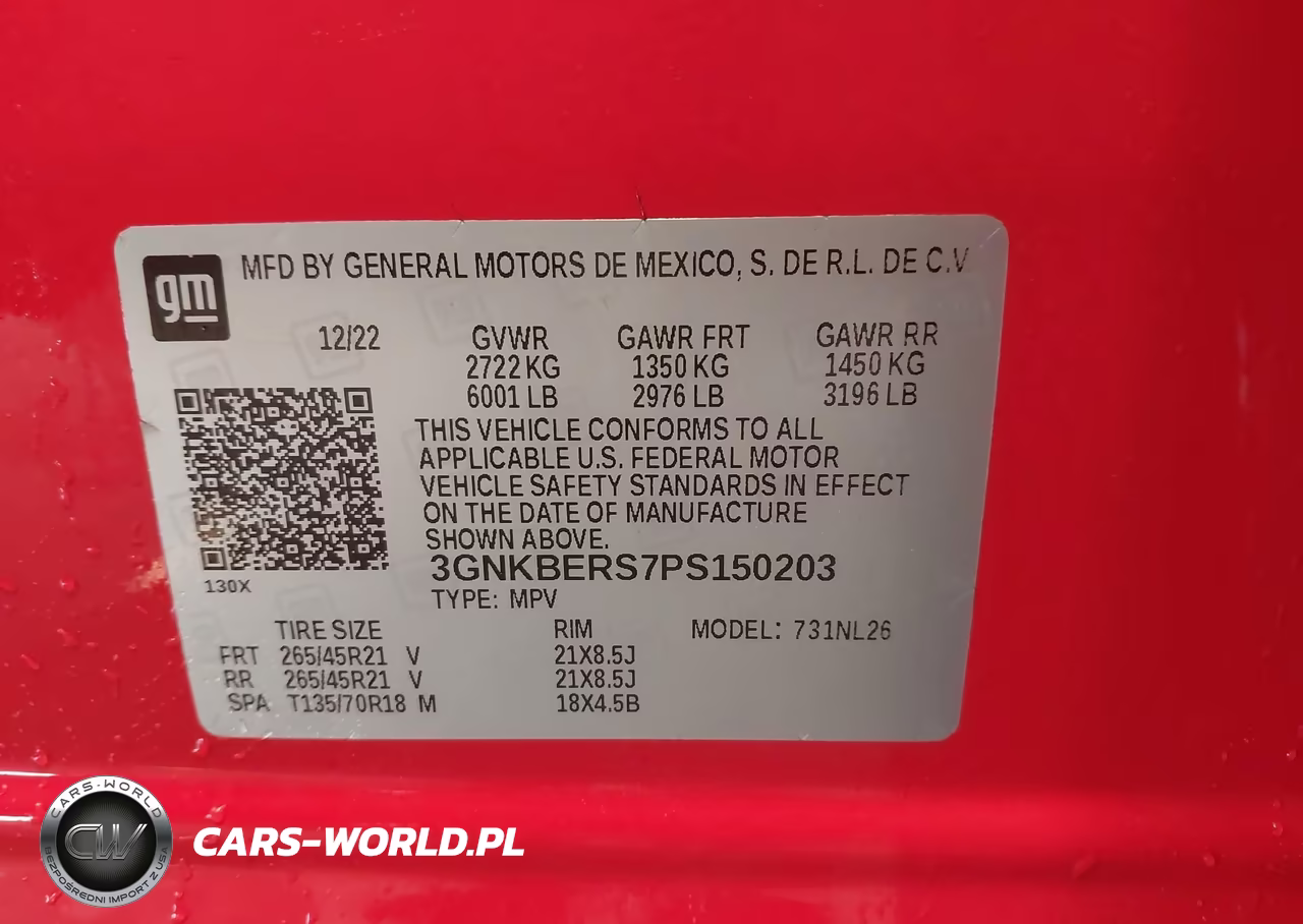 2023 Chevrolet Blazer Fwd Rs VIN:3GNKBERS7PS150203 - 9
