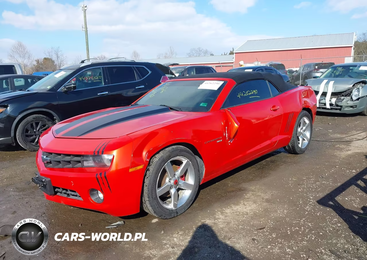 2012 Chevrolet Camaro 1Lt VIN:2G1FB3D36C9175396 - 2