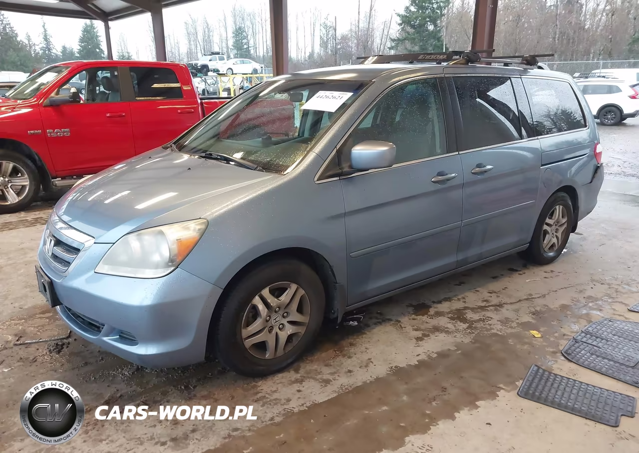 2007 Honda Odyssey Ex VIN:5FNRL38437B007091 - 2