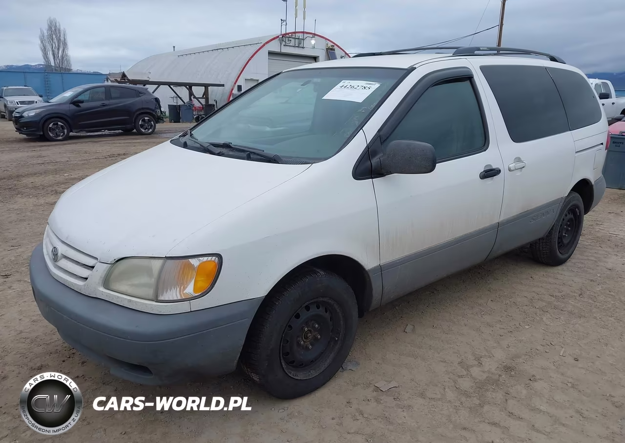 2002 Toyota Sienna Le VIN:4T3ZF13C72U417244 - 2