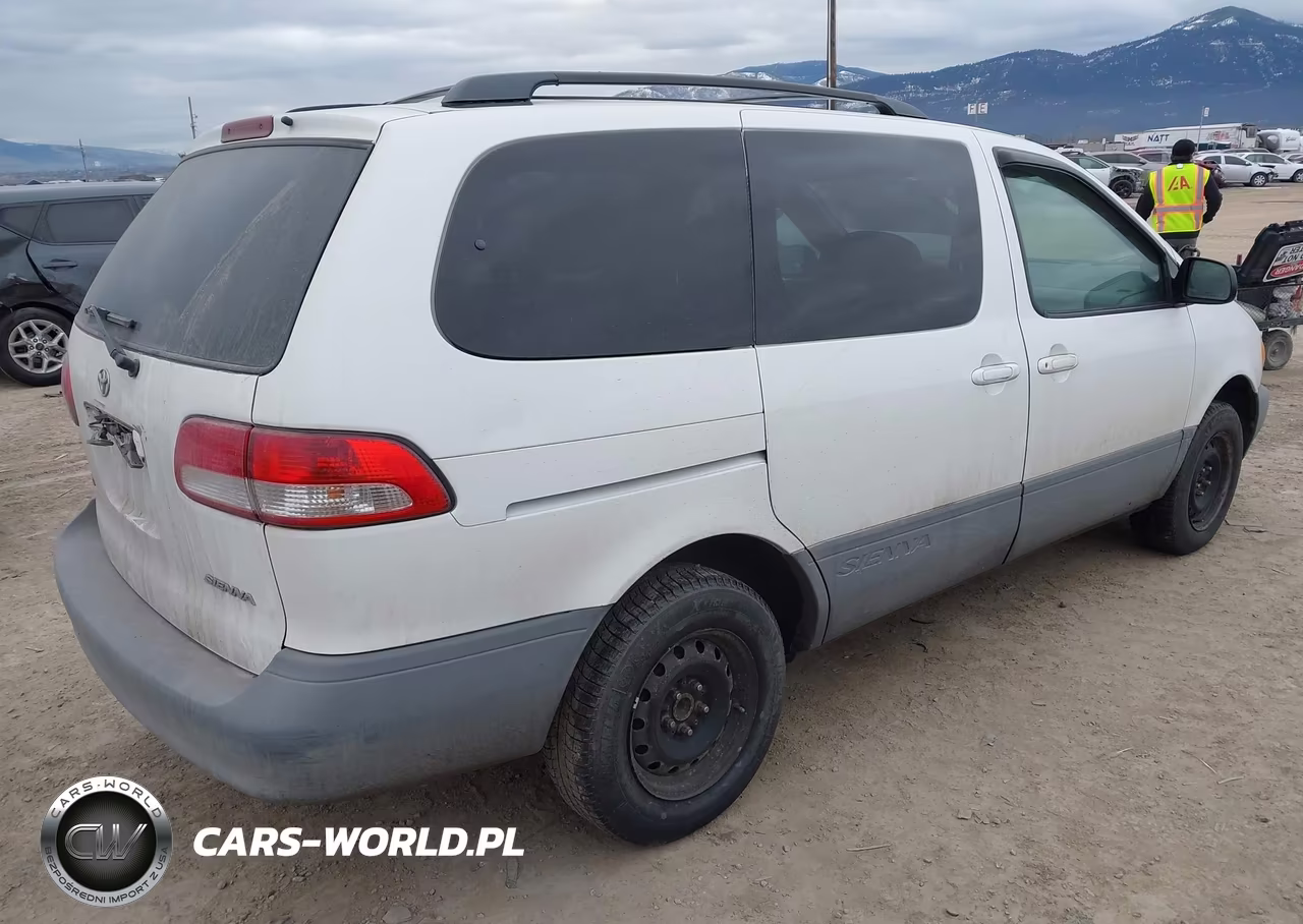 2002 Toyota Sienna Le VIN:4T3ZF13C72U417244 - 4