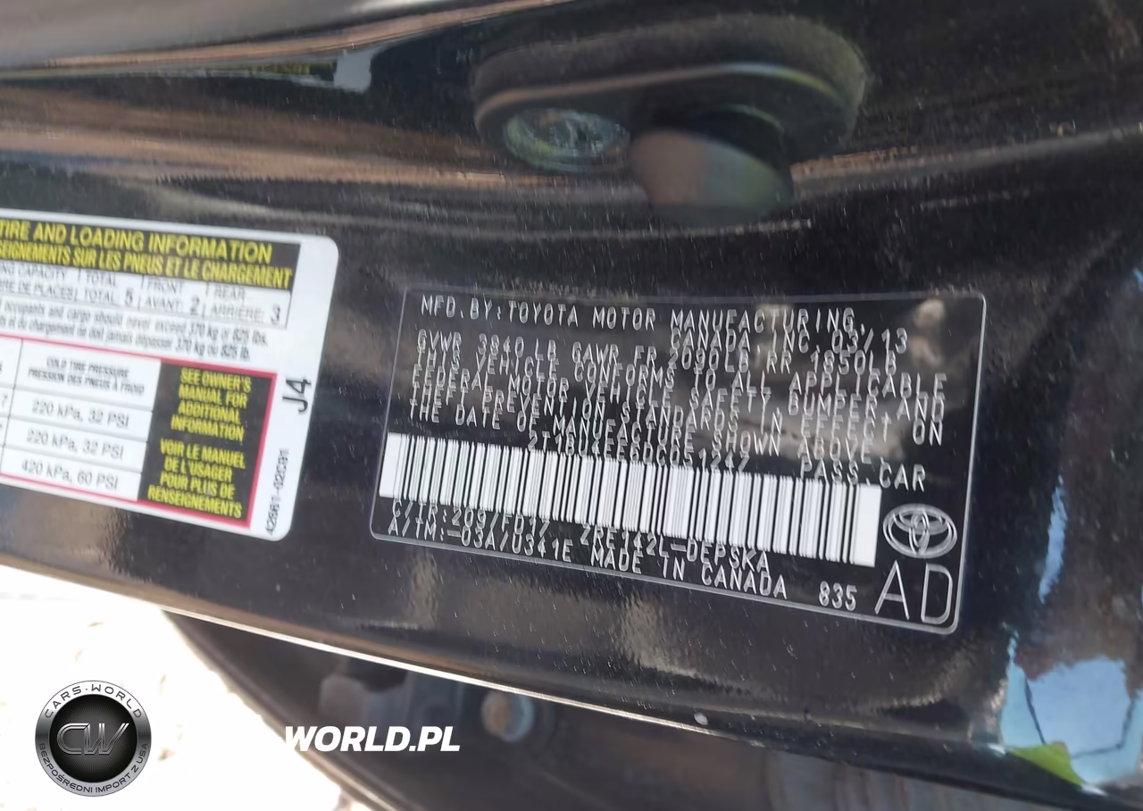 2013 Toyota Corolla S VIN:2T1BU4EE6DC051247 - 9