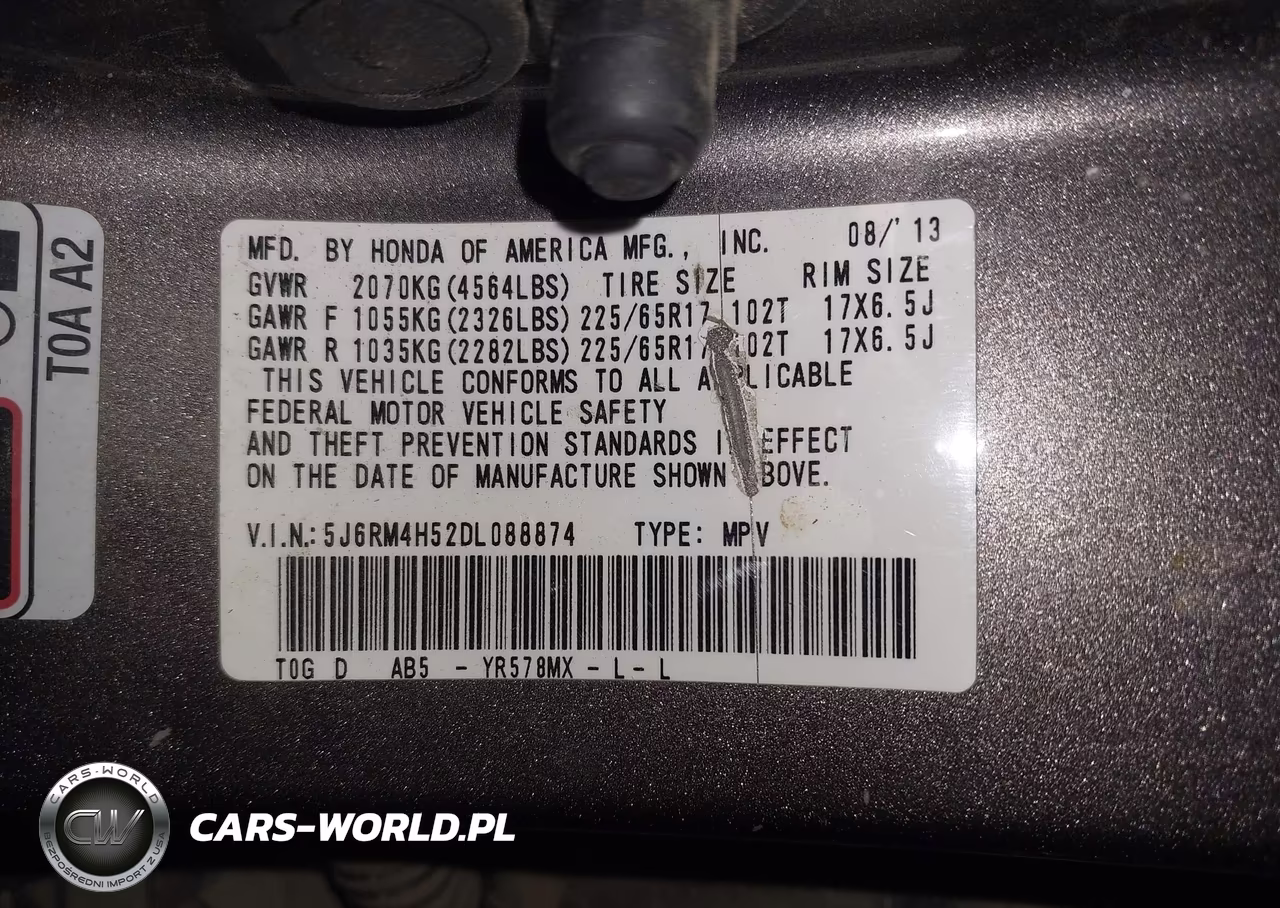 2013 Honda Cr-V Ex VIN:5J6RM4H52DL088874 - 9