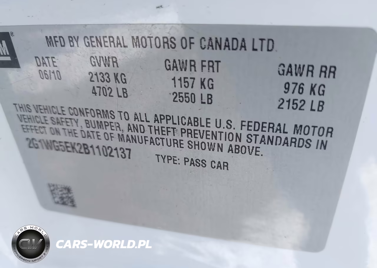 2011 Chevrolet Impala Lt VIN:2G1WG5EK2B1102137 - 9