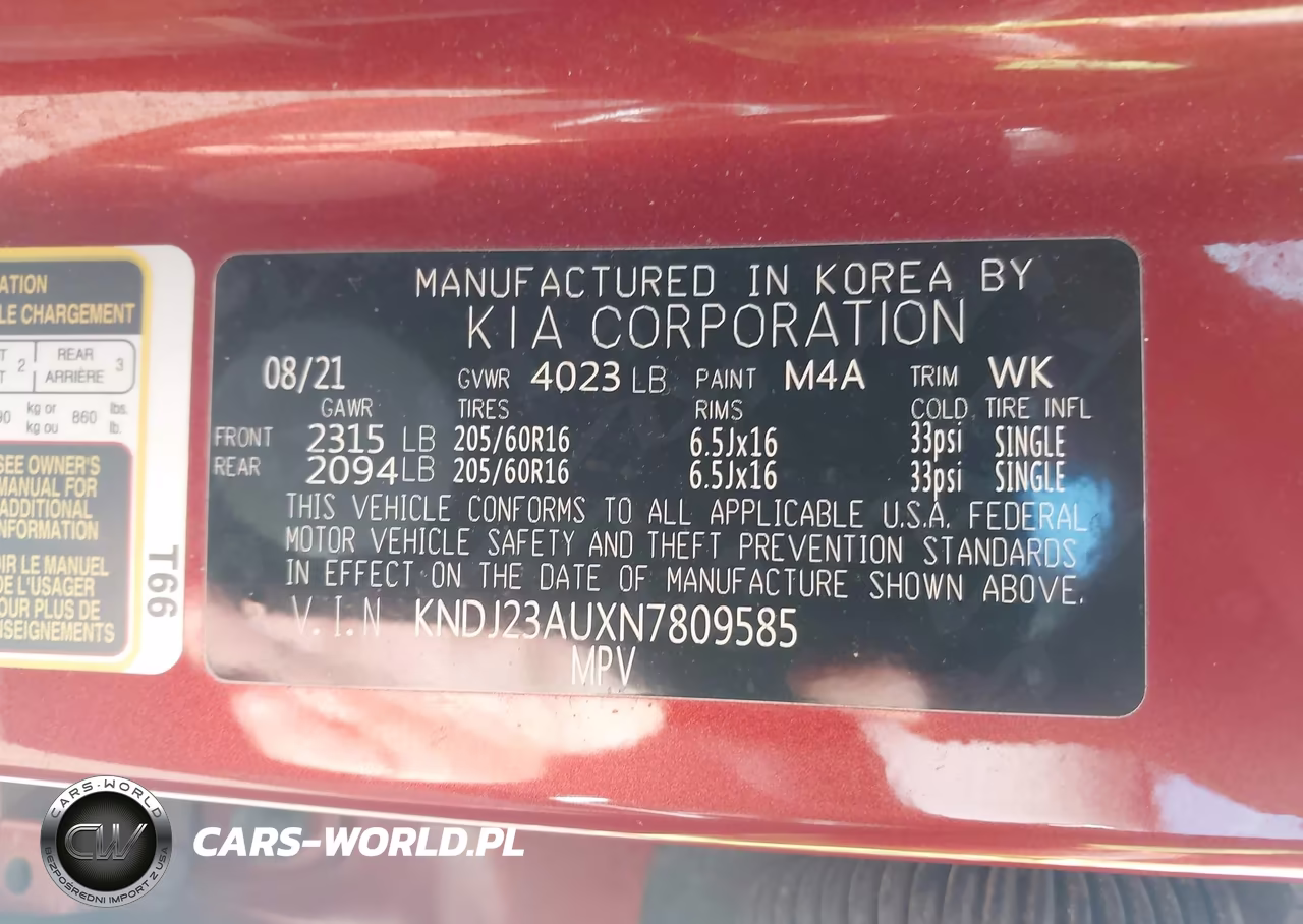 2022 Kia Soul Lx VIN:KNDJ23AUXN7809585 - 9