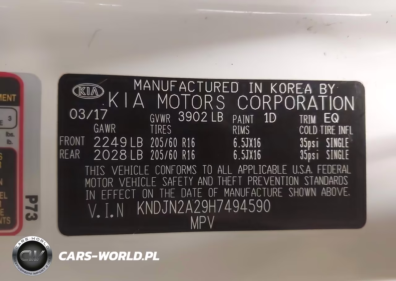 2017 Kia Soul VIN:KNDJN2A29H7494590 - 9