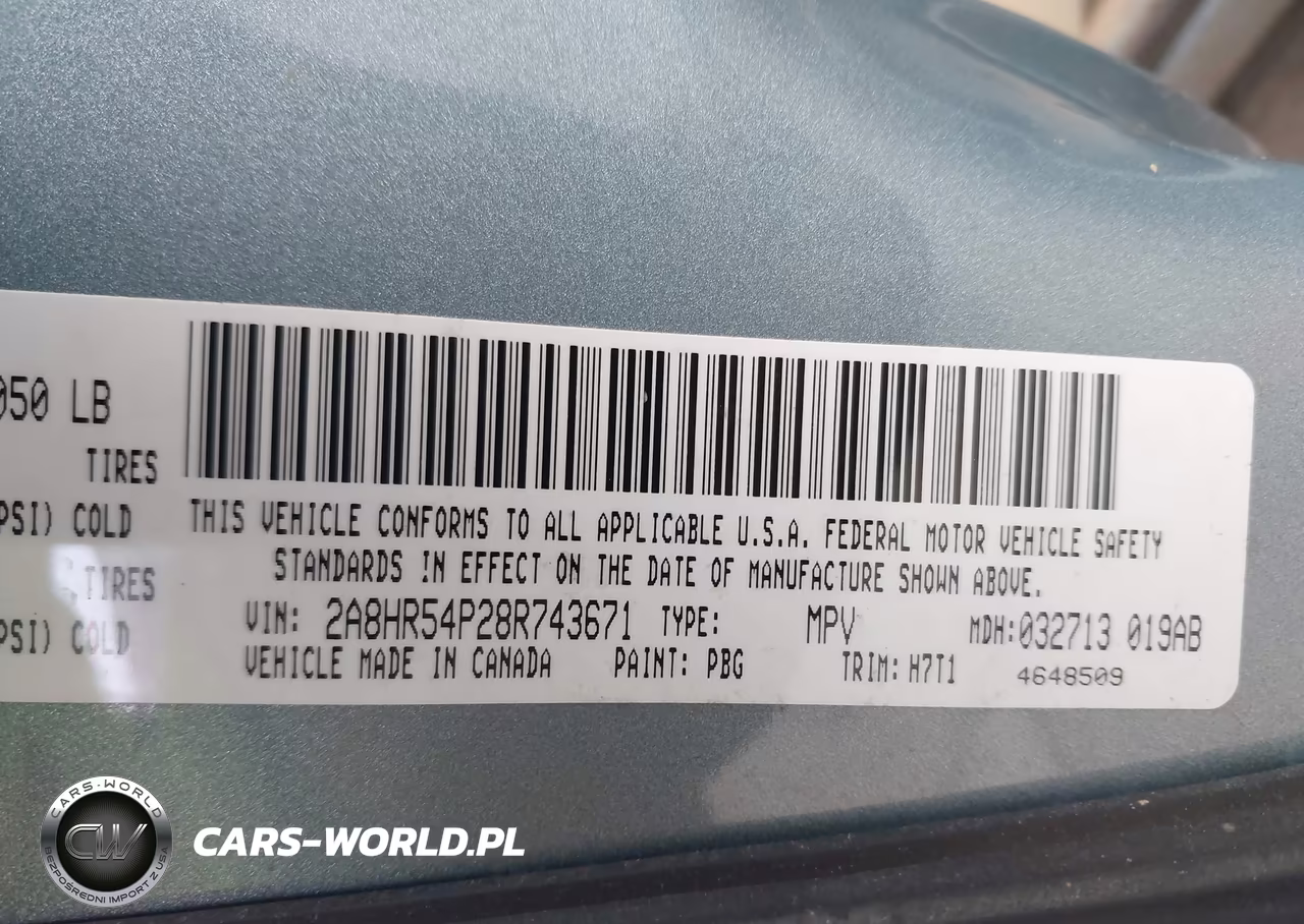 2008 Chrysler Town & Country Touring VIN:2A8HR54P28R743671 - 9