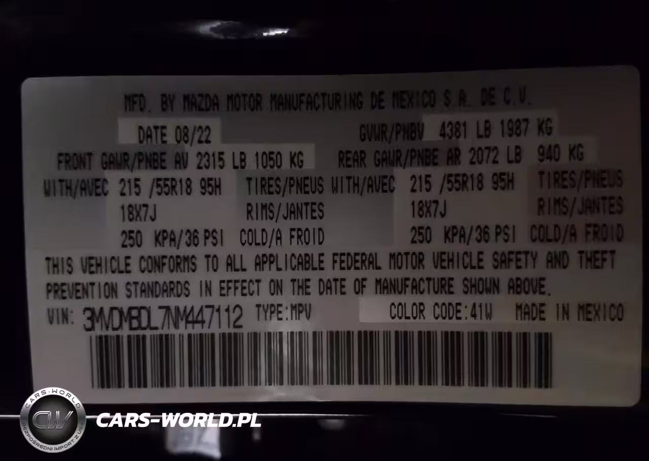 2022 Mazda Cx-30 Premium VIN:3MVDMBDL7NM447112 - 9