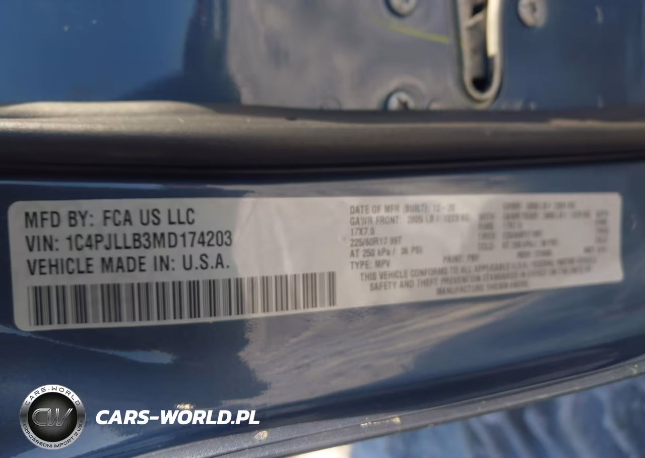 2021 Jeep Cherokee Latitude Plus Fwd VIN:1C4PJLLB3MD174203 - 9