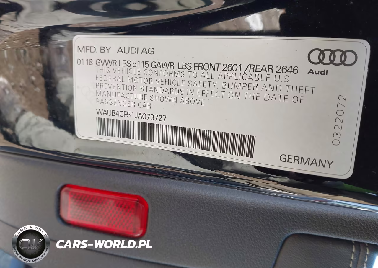 2018 Audi S5 3.0T Premium Plus VIN:WAUB4CF51JA073727 - 9