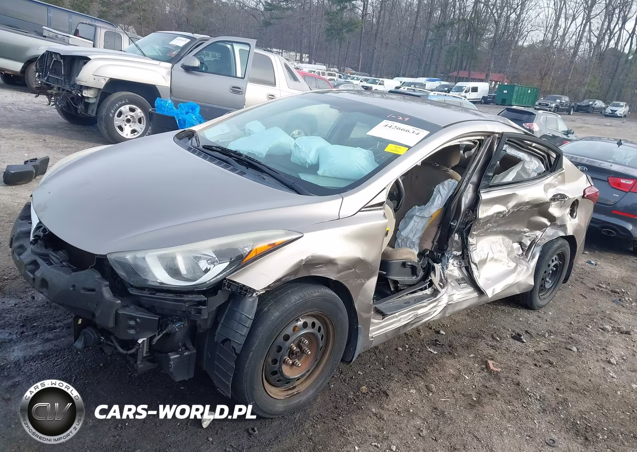 2016 Hyundai Elantra Se VIN:5NPDH4AE4GH771893 - 2