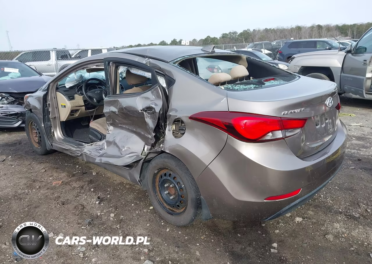 2016 Hyundai Elantra Se VIN:5NPDH4AE4GH771893 - 3