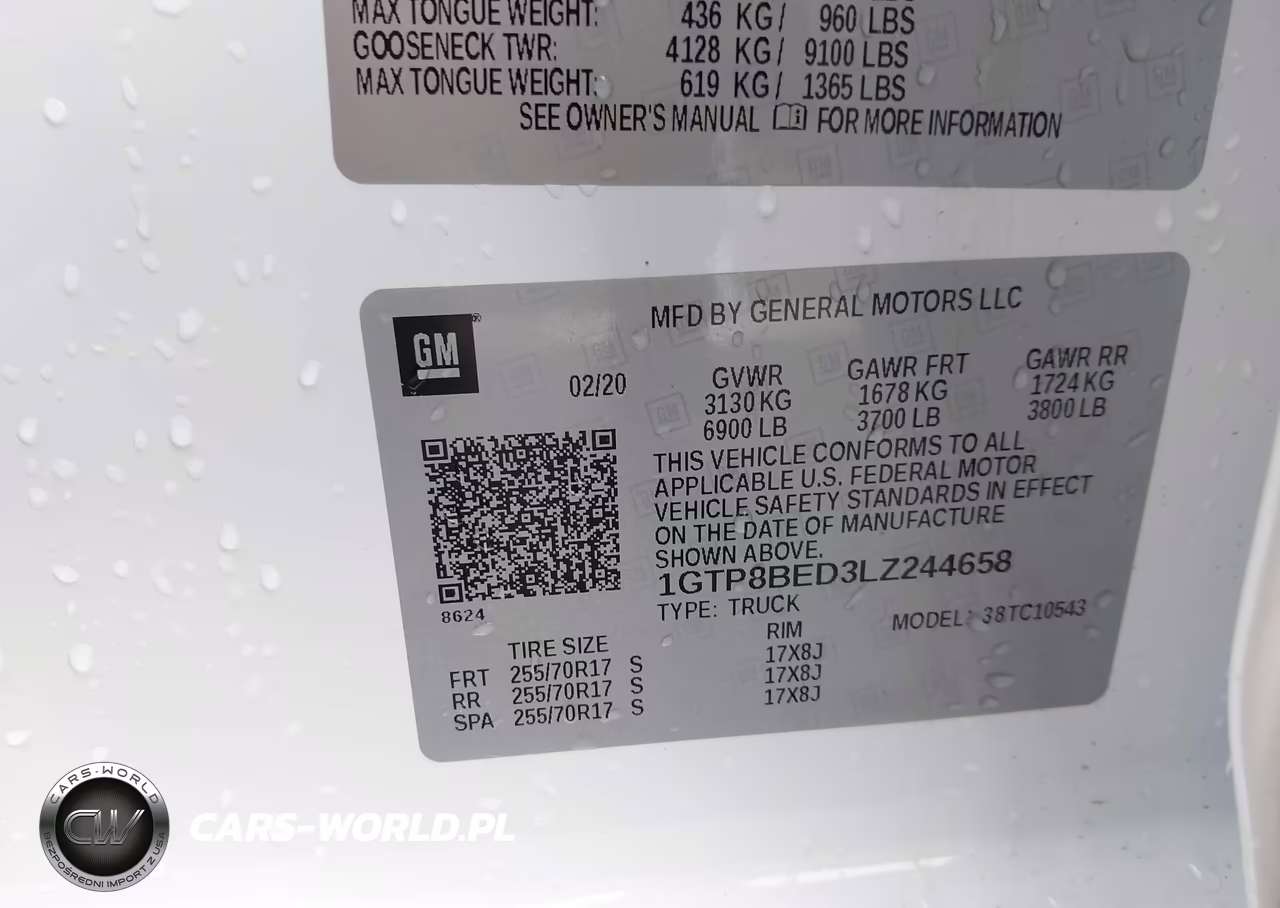 2020 GMC Sierra 1500 2Wd Short Box Sle VIN:1GTP8BED3LZ244658 - 9