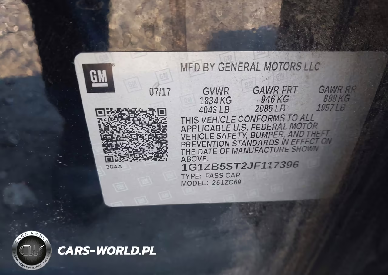 2018 Chevrolet Malibu 1Ls VIN:1G1ZB5ST2JF117396 - 9