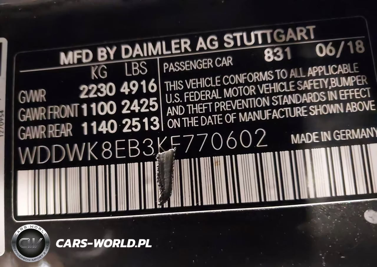 2019 Mercedes-Benz C 300 4Matic VIN:WDDWK8EB3KF770602 - 9