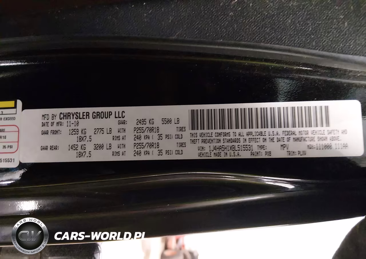 2011 Jeep Wrangler Unlimited Sahara VIN:1J4HA5H1XBL515531 - 9