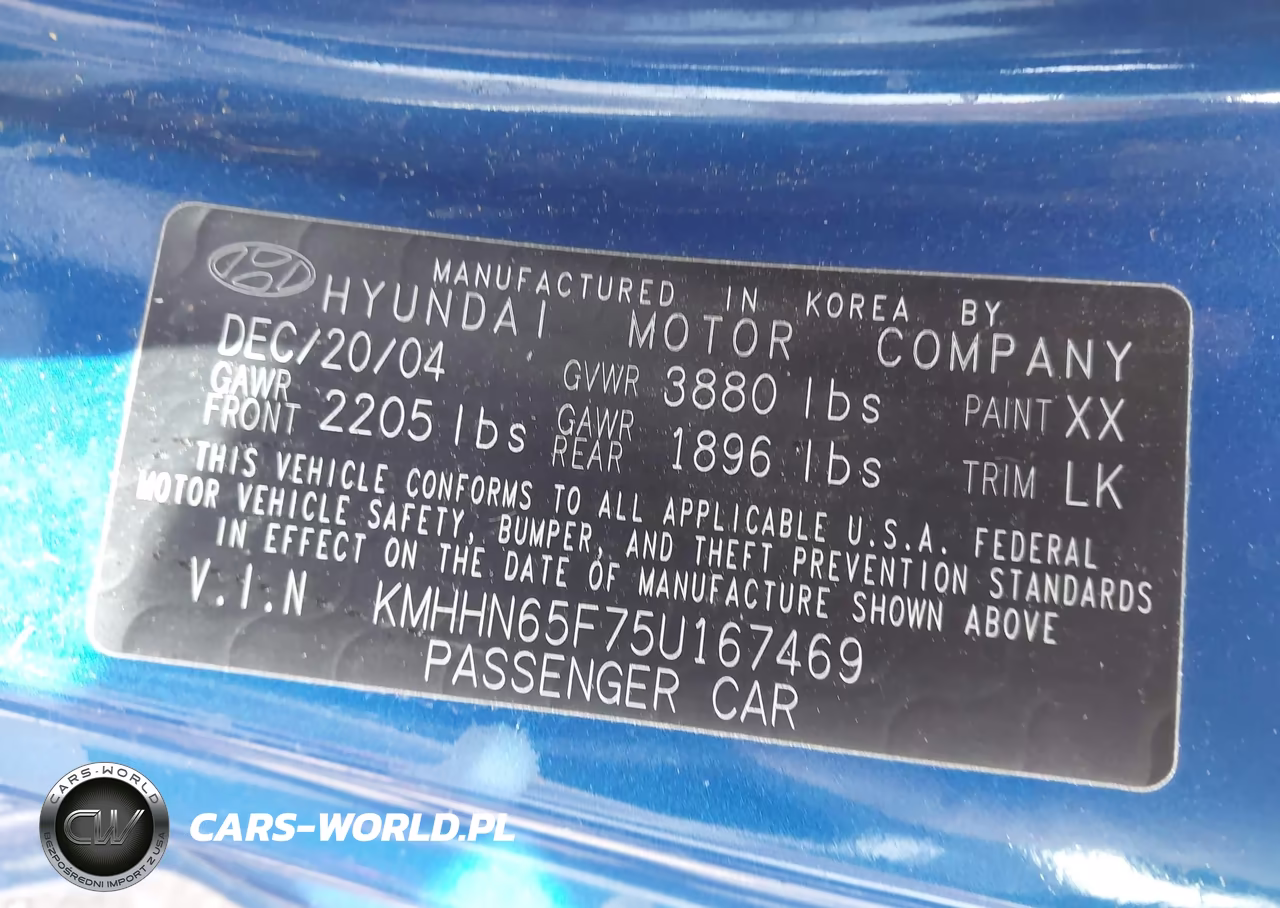 2005 Hyundai Tiburon Gt-Se VIN:KMHHN65F75U167469 - 9