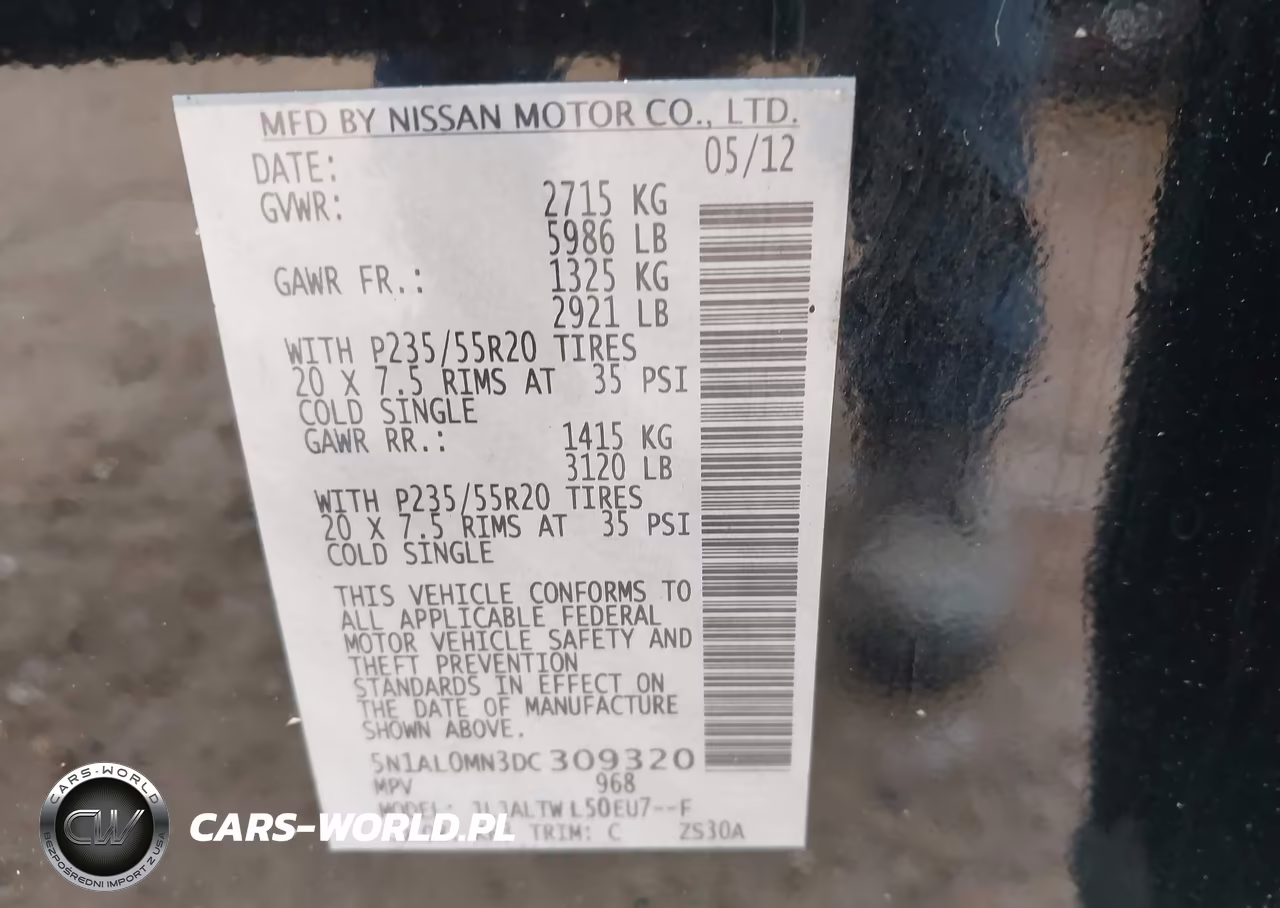 2013 Infiniti Jx35 VIN:5N1AL0MN3DC309320 - 9