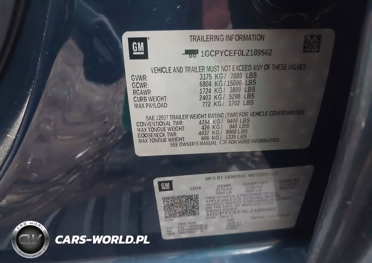 2020 Chevrolet Silverado 1500 4Wd Standard Bed Custom Trail Boss VIN:1GCPYCEF0LZ189562 - 9