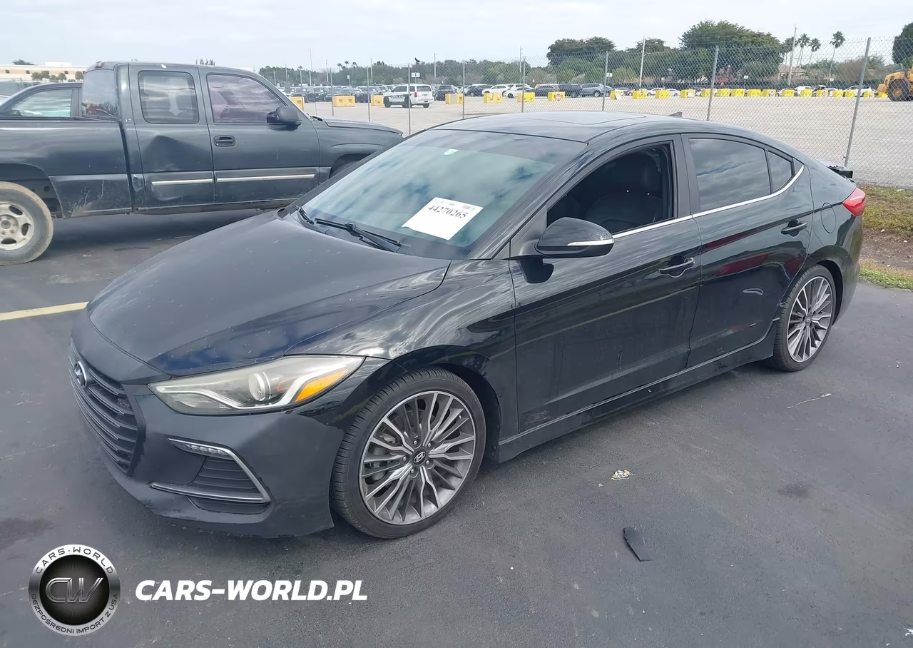 2018 Hyundai Elantra Sport VIN:KMHD04LB8JU512777 - 2