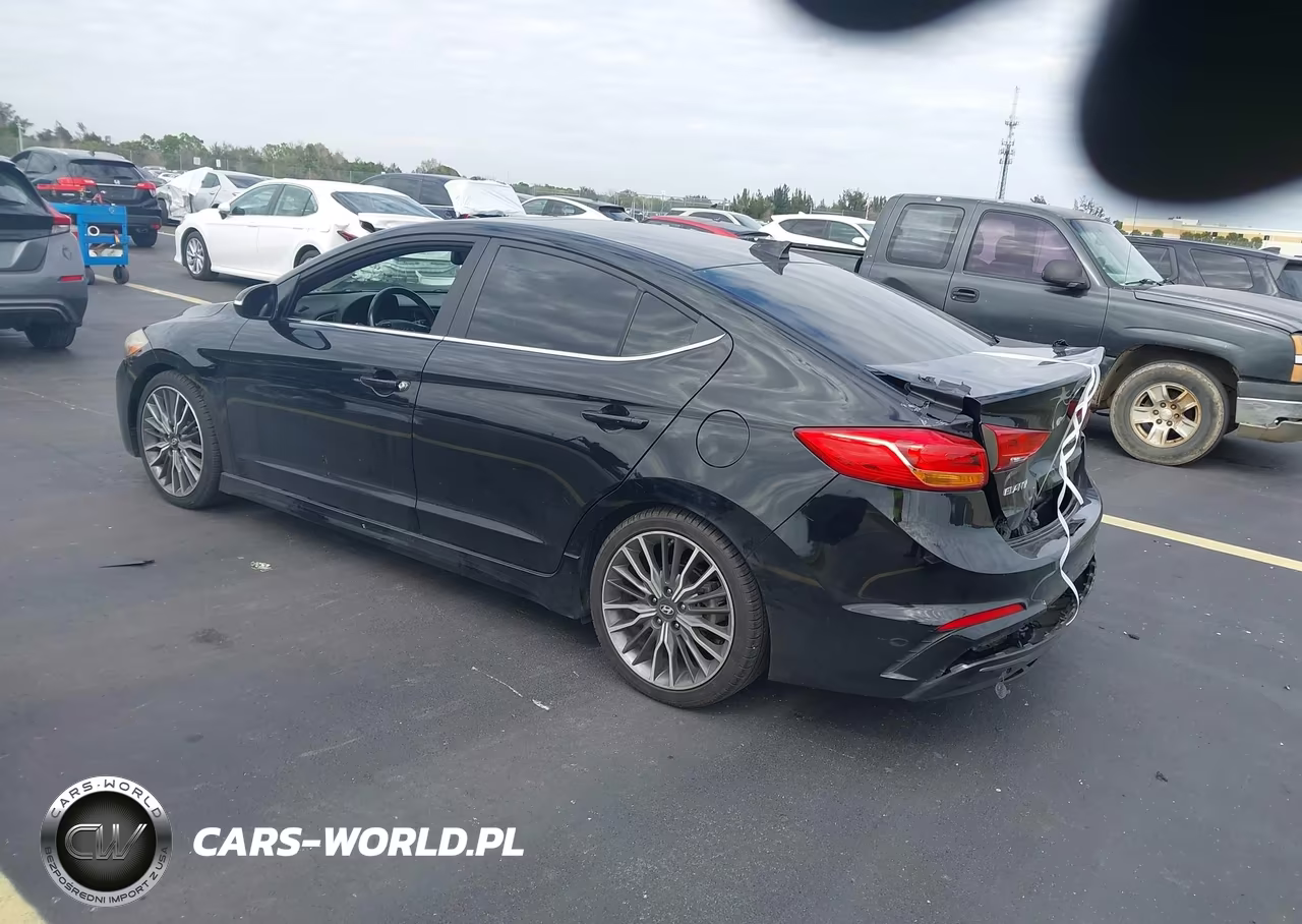 2018 Hyundai Elantra Sport VIN:KMHD04LB8JU512777 - 3