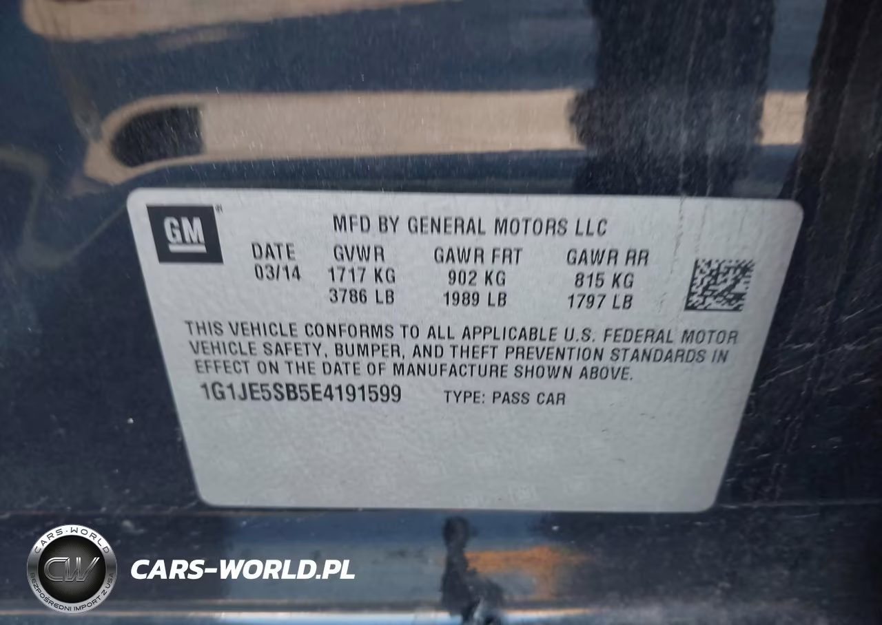 2014 Chevrolet Sonic Ltz Auto VIN:1G1JE5SB5E4191599 - 9