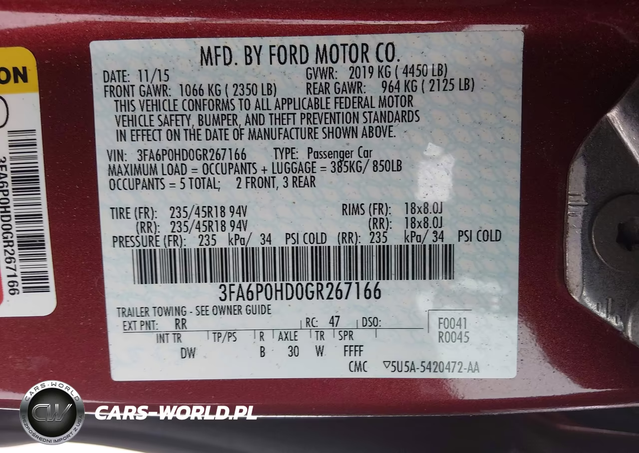 2016 Ford Fusion Se VIN:3FA6P0HD0GR267166 - 9