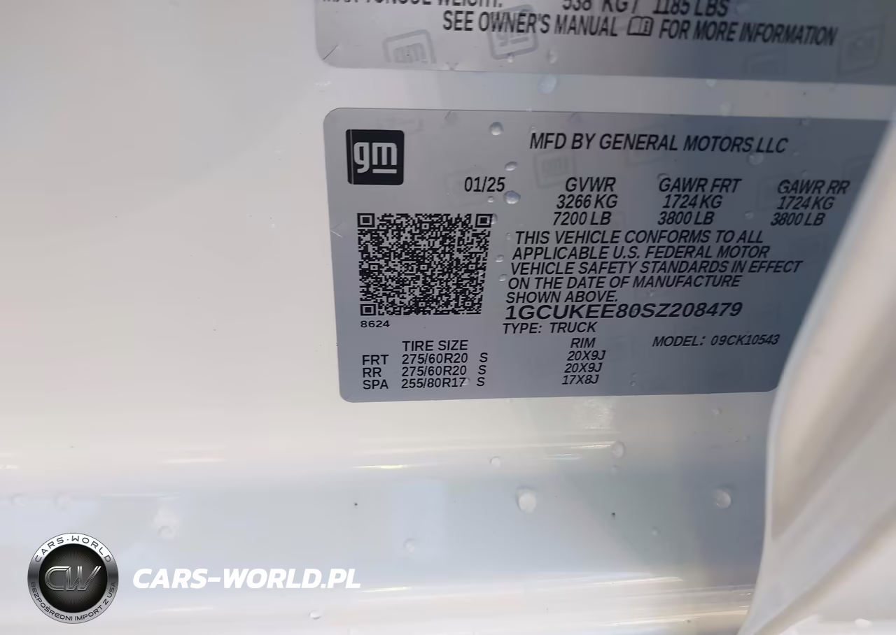 2025 Chevrolet Silverado 1500 4Wd Short Bed Rst VIN:1GCUKEE80SZ208479 - 9