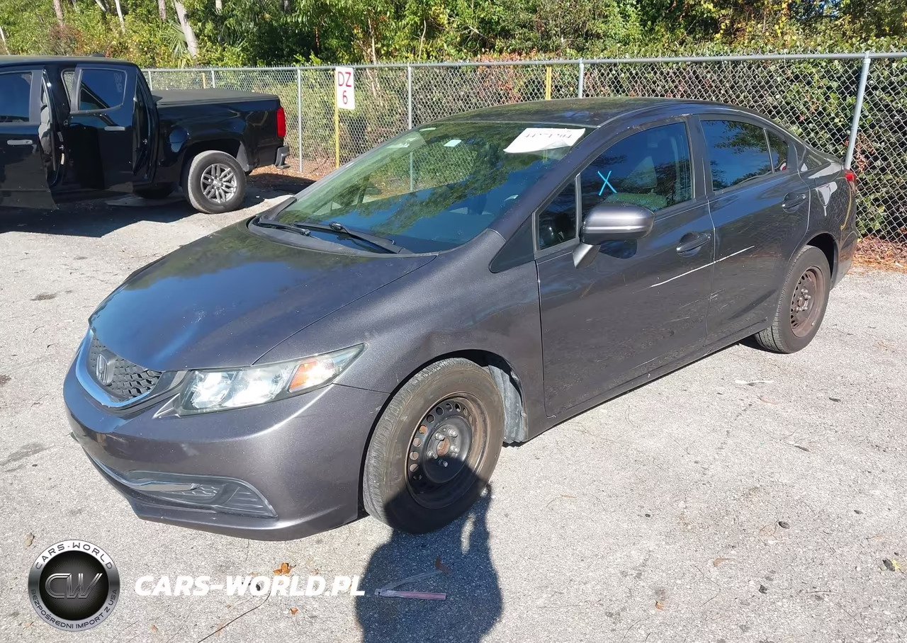 2014 Honda Civic Lx VIN:19XFB2F50EE048843 - 2