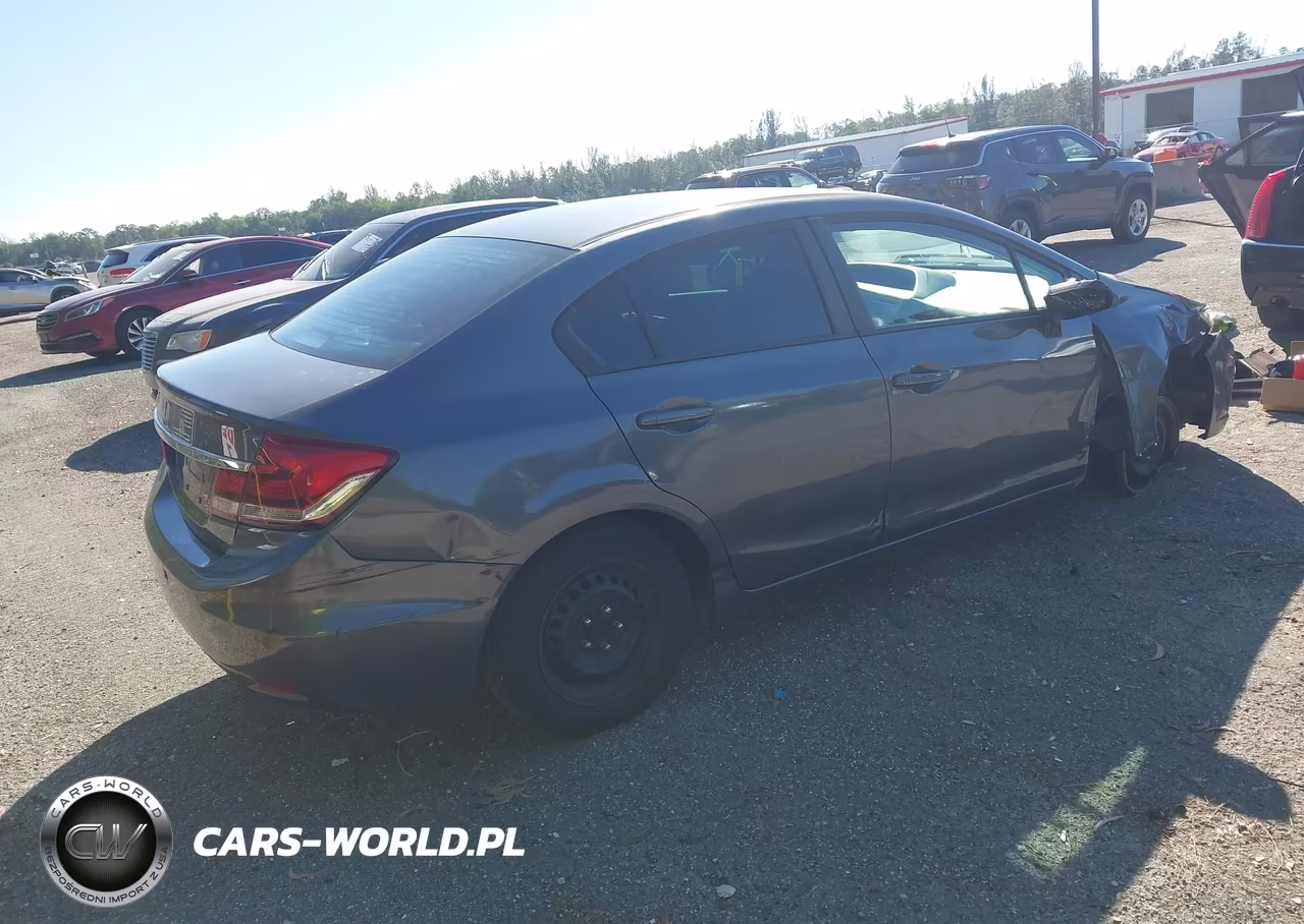 2014 Honda Civic Lx VIN:19XFB2F50EE048843 - 4