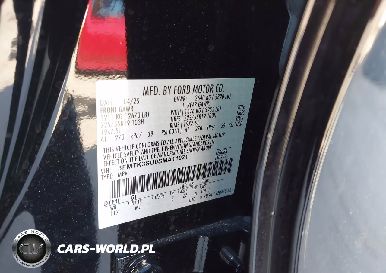 2025 Ford Mustang Mach-E Premium VIN:3FMTK3SU0SMA11021 - 9