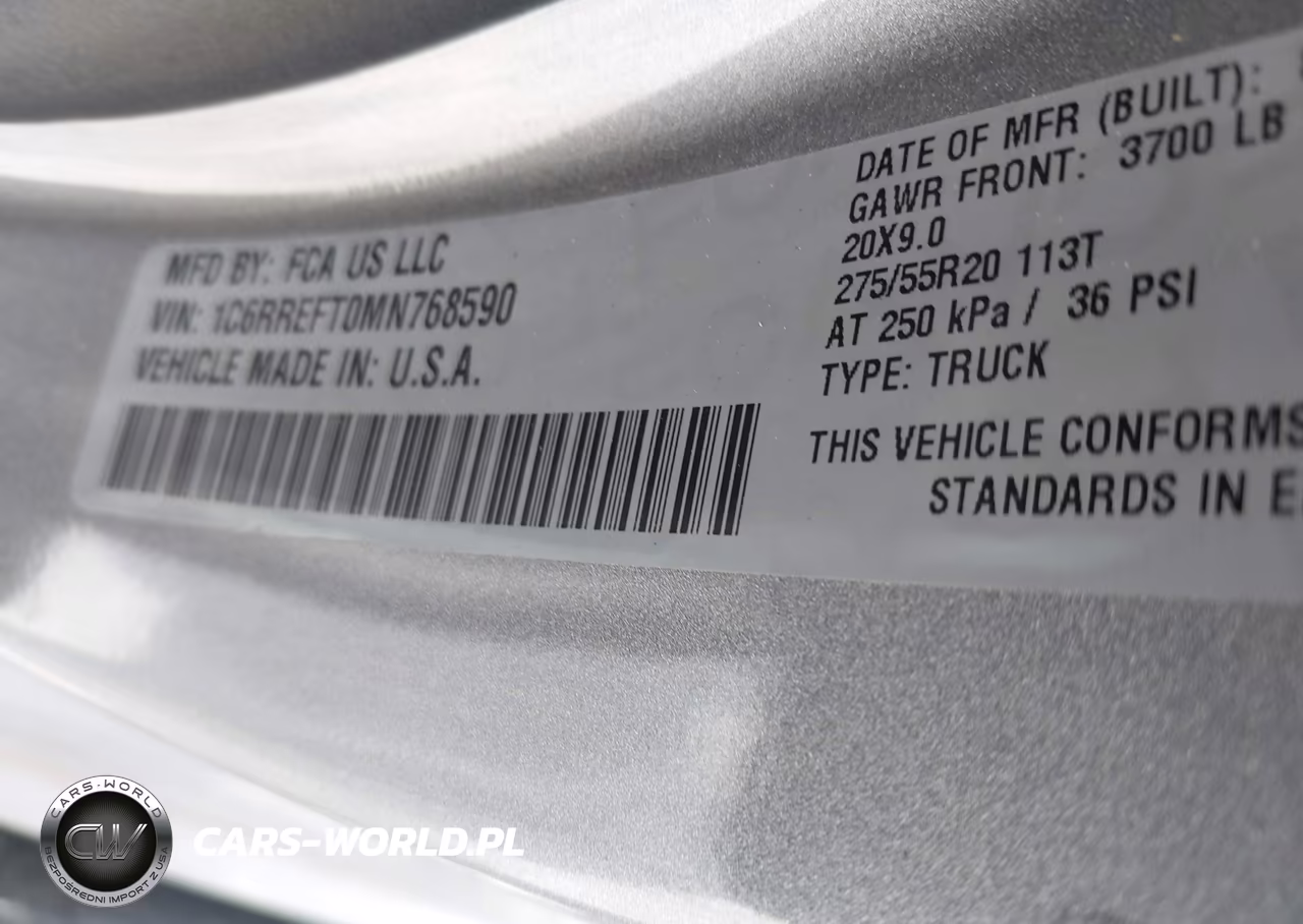 2021 Ram 1500 Big Horn 4X2 5'7 Box VIN:1C6RREFT0MN768590 - 9